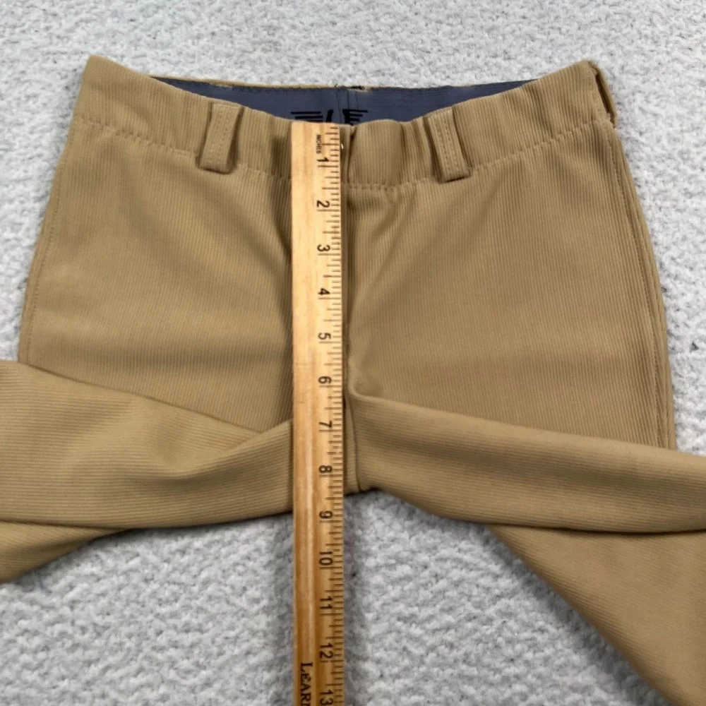 Tuffrider Equestrian Breeches Womens 26 Ribbed‎ Knee Patch Western Riding Tan